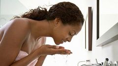 It's important to wash the face twice daily