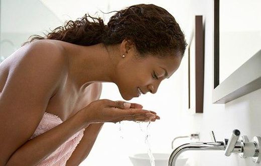 It's important to wash the face twice daily