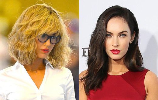 Megan Fox before after look