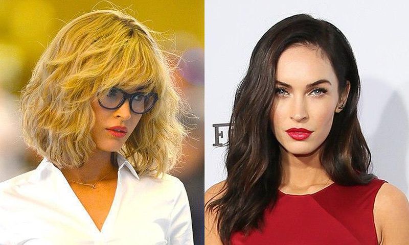 Megan Fox before after look