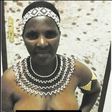 Ngipheni Ngcobo, 57-yr-old zulu virgin was one of the thousands of bare-breasted Zulu maidens for the reed dance