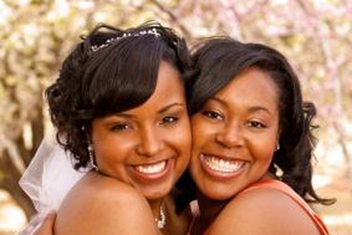 Bride and Chief Bridesmaid