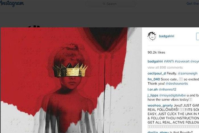 Rihanna's album cover