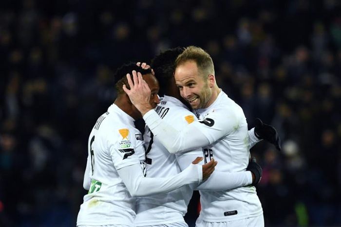 PSG were stunned by Guingamp in the last eight