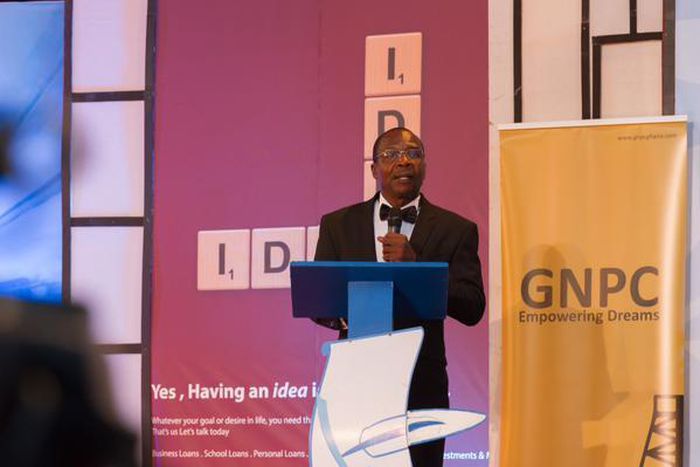 President of the Ghana Journalist Association, Affail Monney at the event