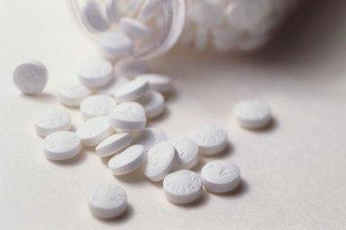 A bottle of aspirin