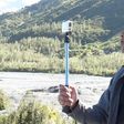 Barack Obama uses selfie stick in Alaska