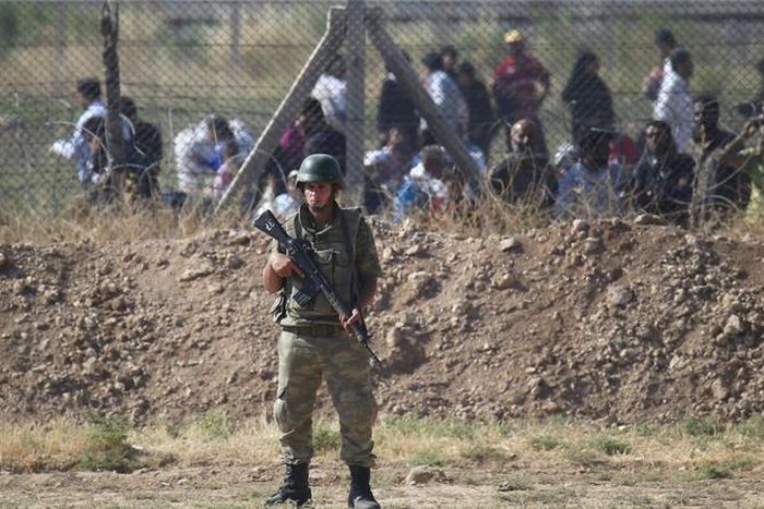 Anadolu said police seized two rifles, large amounts of ammunition, documents and military uniforms during the raids