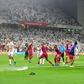Home fans threw bottles and sandals as Qatar beat UAE in their Asian Cup semi-final