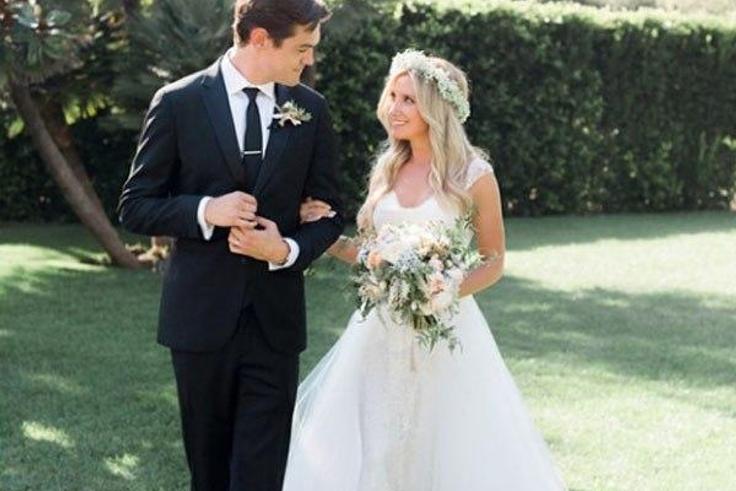 French also reciprocated the love by sharing a beautiful photo of his wife on social media