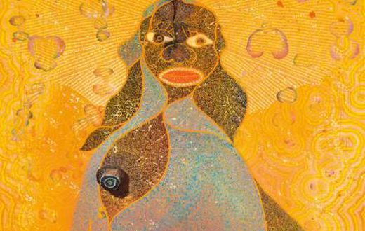 Chris Ofili's Dung painting of Holy Mary