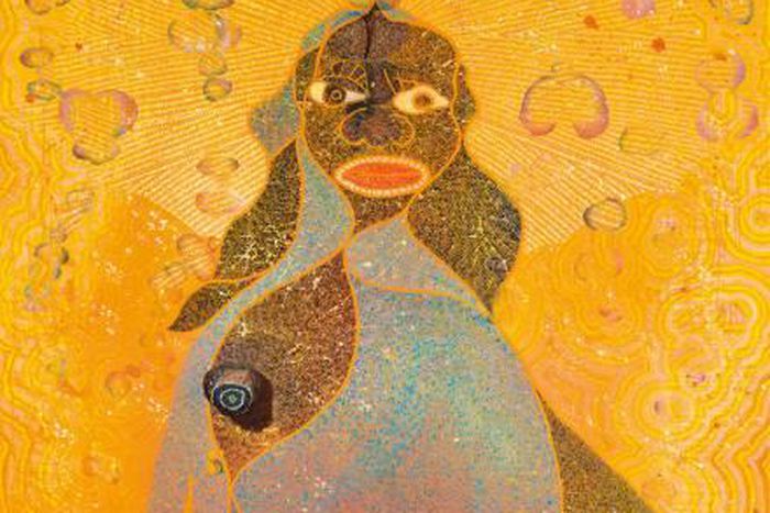 Chris Ofili's Dung painting of Holy Mary
