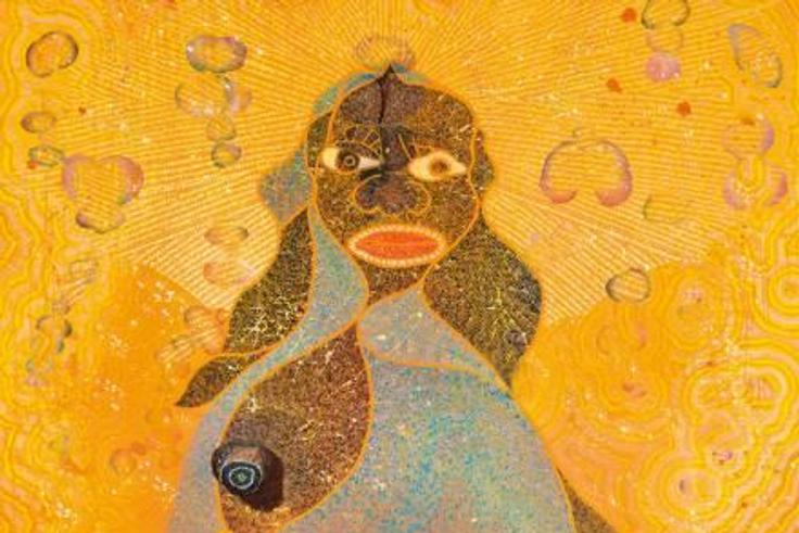 Chris Ofili's Dung painting of Holy Mary
