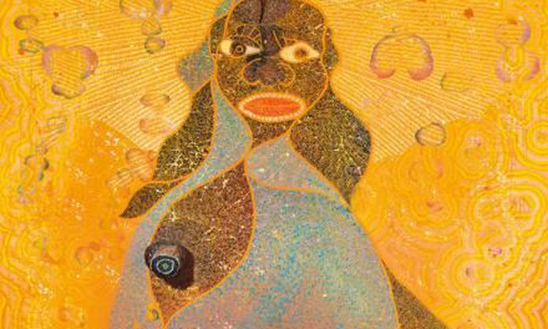 Chris Ofili's Dung painting of Holy Mary