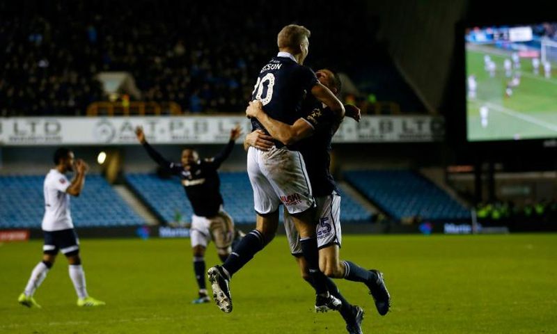 Millwall's enjoyed their victory over Everton but said they would investigate chanting by their fans