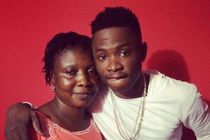 Lil Kesh and mum