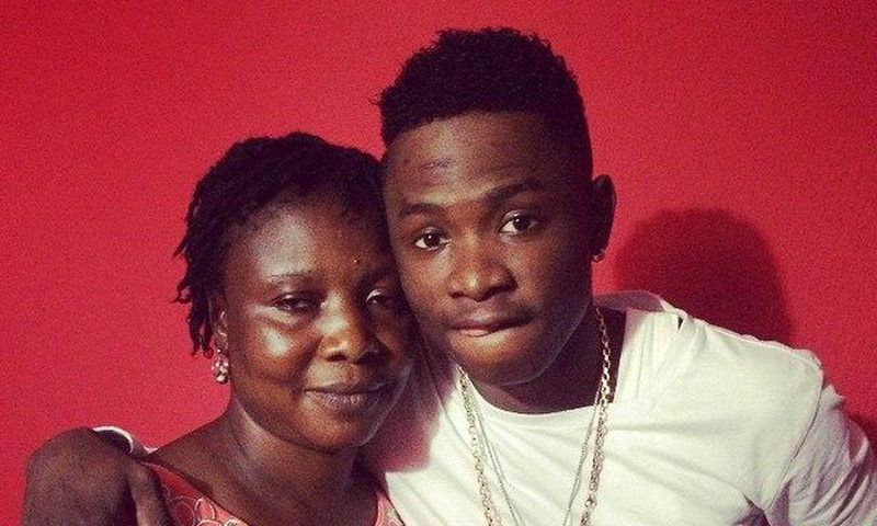Lil Kesh and mum