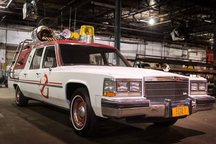 The new Ghostbuster's Ecto-1 car