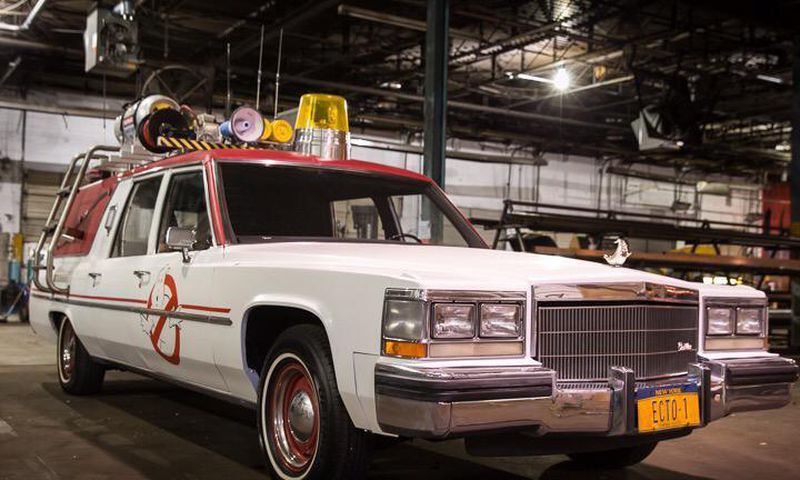 The new Ghostbuster's Ecto-1 car