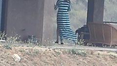 Bruce Jenner wears a dress in Malibu