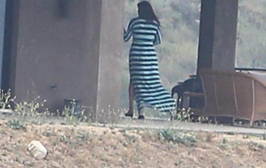 Bruce Jenner wears a dress in Malibu