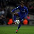Bayern Munich target Callum Hudson-Odoi controls the ball during Chelsea's 1-0 defeat to Tottenham Hotspur on Tuesday in the league cup semi-final at Wembley Stadium.