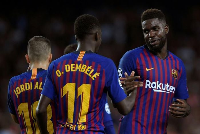 Barcelona's World Cup winning centre-back Samuel Umtiti is set to return to training this month after struggling with a knee injury