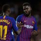 Barcelona's World Cup winning centre-back Samuel Umtiti is set to return to training this month after struggling with a knee injury