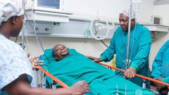 John Mahama visits shooting victims