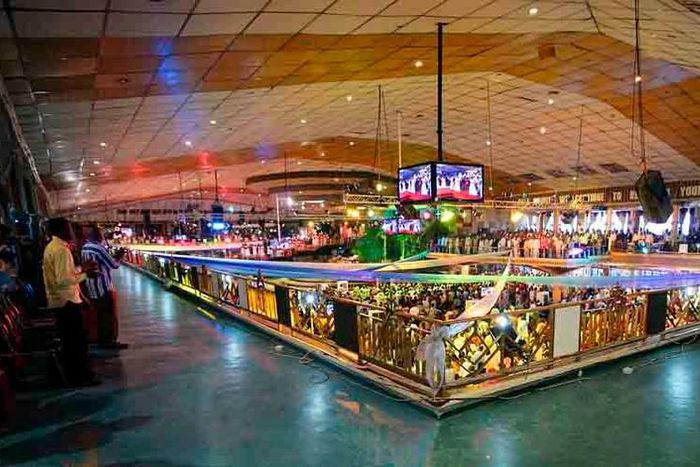 A Sunday service at the Synagogue Church of All Nations(SCOAN).