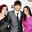 Rumer Willis, Ashton Kutcher and Demi Moore in 2005