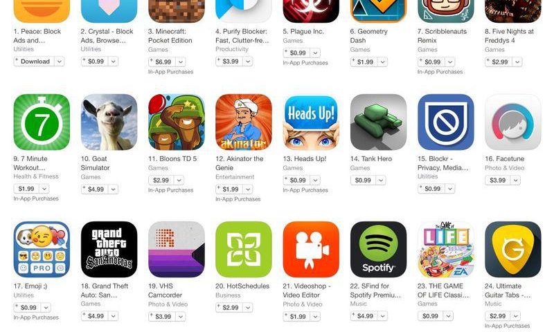 Some of the ad-blocking apps popping up and taking over the Apple App Store