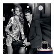 Eniko Mihalik and Edward Wilding front Balmain Homme Fragrance ad campaign
