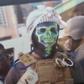 Masked man as a security personnel at the Ayawaso West Wuogon by-election