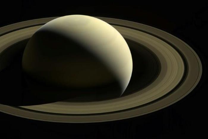 Astronomers have long believed that Saturn's rings were perhaps formed by collisions between the moons of Saturn or by a comet that shattered in close proximity to the planet