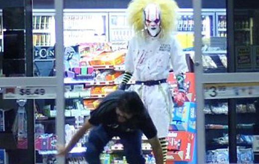 Killer clowns pull disturbing pranks on people