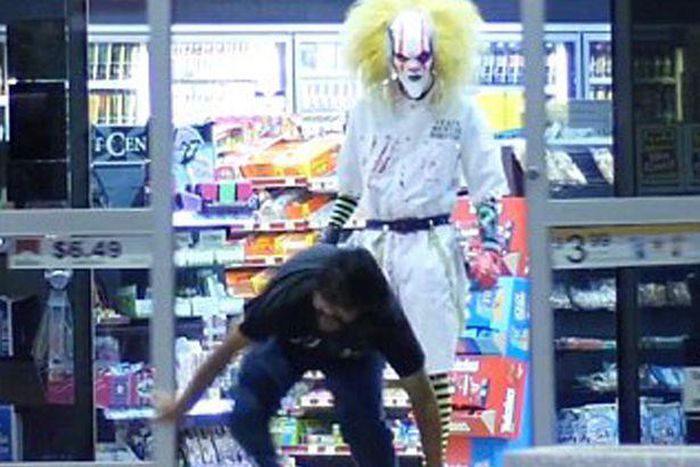 Killer clowns pull disturbing pranks on people