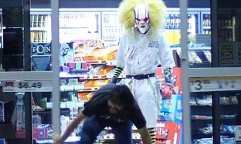 Killer clowns pull disturbing pranks on people