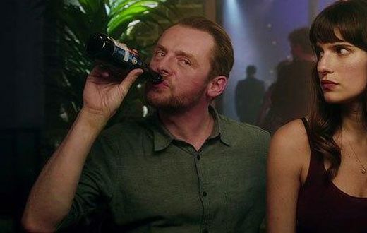 Simon Pegg  and Lake Bell in "Man Up" movie