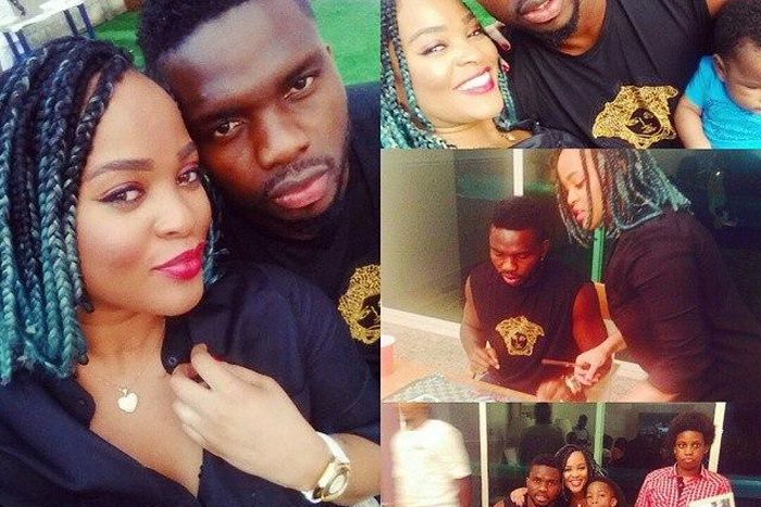 Football star, Joseph Yobo, celebrates his 35th birthday with family and close friends