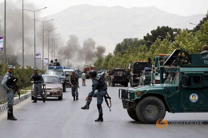 Afghan police say parliament attackers killed