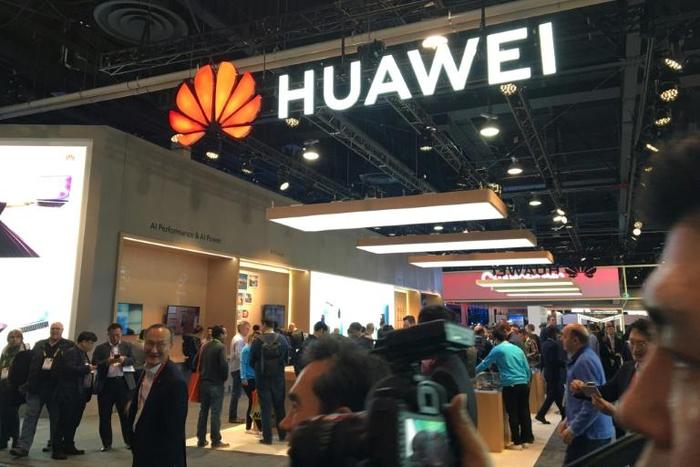 The United States and Canada are pledging a fair proceeding for the detained chief financial officer of Chinese telecom giant Huawei, whose booth is seen here at the Consumer Electronics Show 2019 in Las Vegas