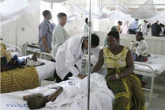 In 2013, malaria killed an estimated 584,000 people.