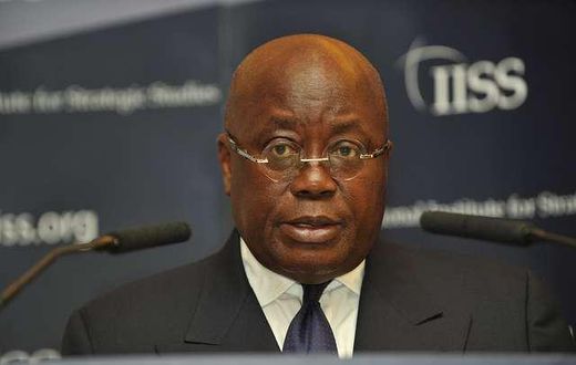 Ghana's president, Nana Akufo-Addo
