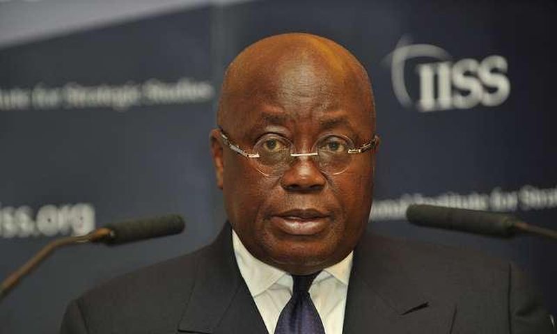 Ghana's president, Nana Akufo-Addo