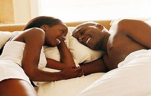 Couple in bed