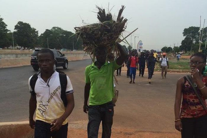 One of the sellers, Osei Yaw, claimed it was the hardship he was facing that drew him out to the venue of the vigil to sell.