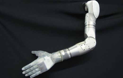 The robotic arm used in the test