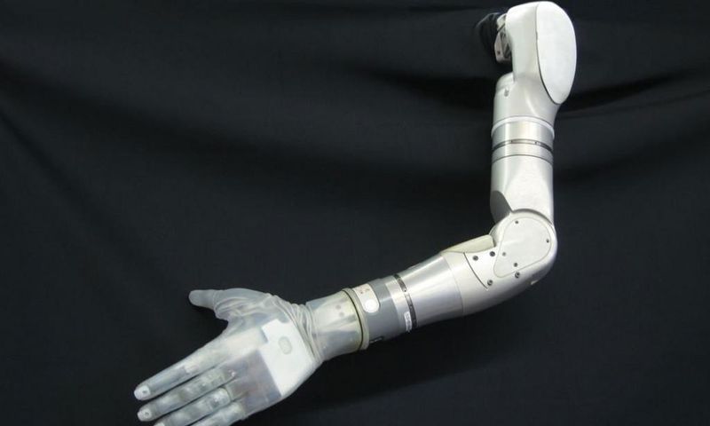 The robotic arm used in the test