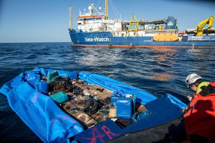 Sea Watch 3 rescued the migrants off the coast of Libya on Saturday
